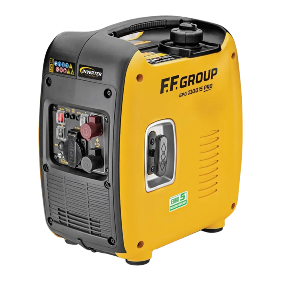 F.F. Group GPG 1100iS PRO Manuals