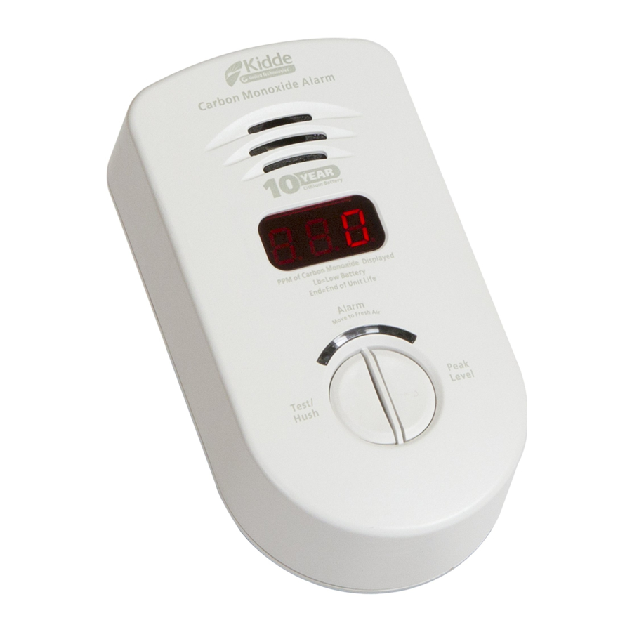 Kidde KN-COP-DP-10YL (900-0280) - Carbon Monoxide Alarm Manual