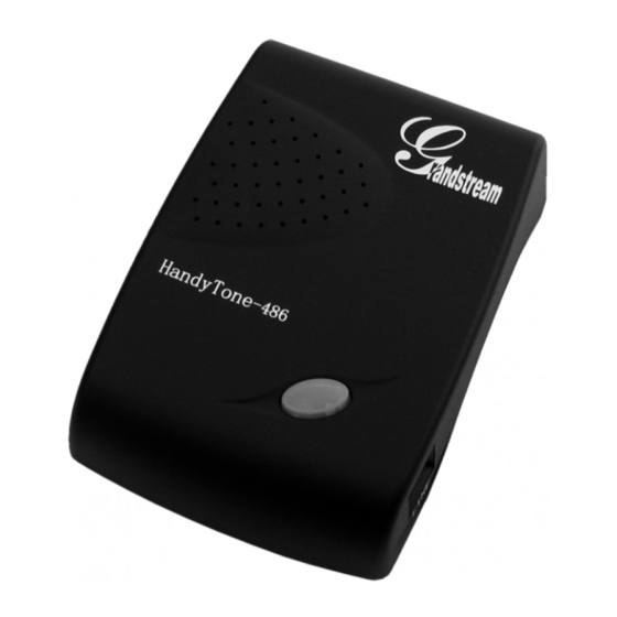 Grandstream Networks HandyTone-486 Manuals