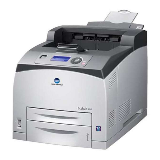 Konica Minolta bizhub 40p User Manual