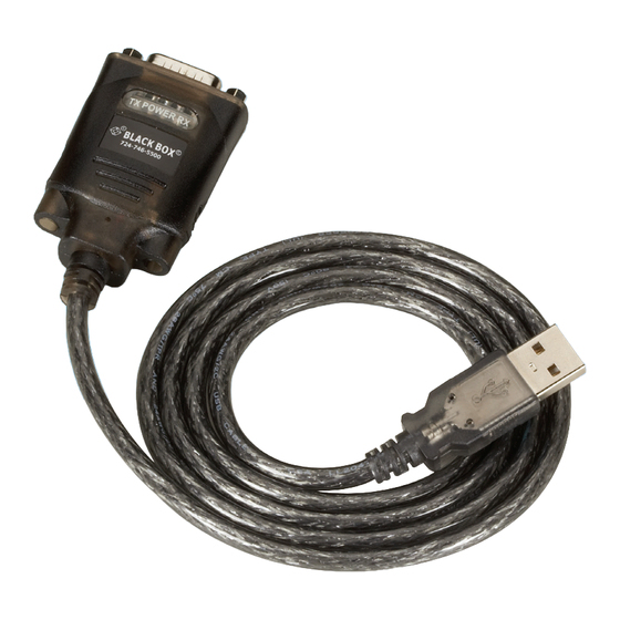 Black Box IC199A-R3 USB Converter Manuals