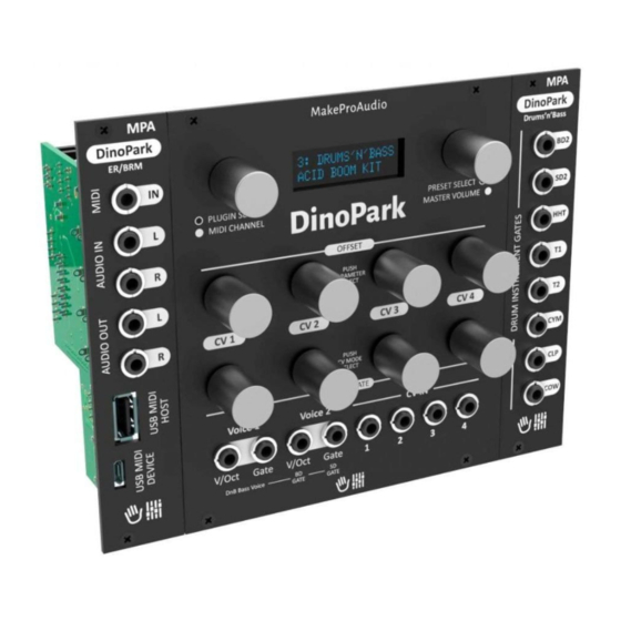 MakeProAudio Dino Park Series Manuals