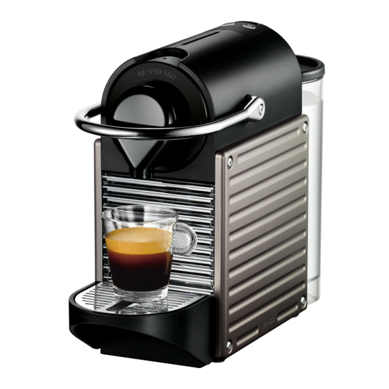 Nespresso Pixie Instruction Manual