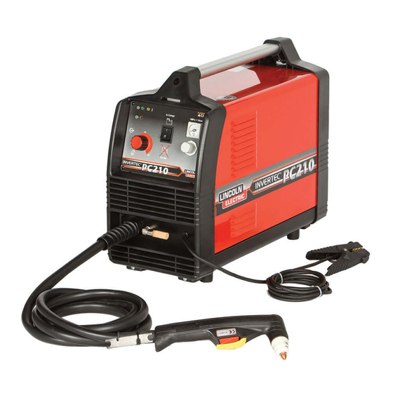 Lincoln Electric INVERTEC PC210 AUS Operator's Manual