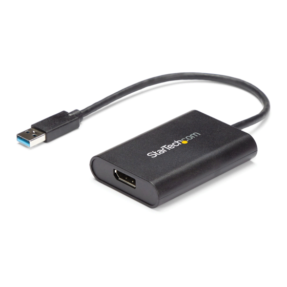StarTech.com USB32DPES2 Instruction Manual