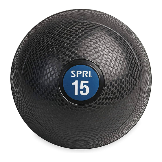 SPRI SLAM BALL Exercise Manual