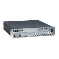 Genz Benz GBE 600 Technical Manual