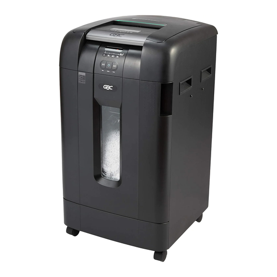 Swingline STACK-AND-SHRED750X Start Here Manual