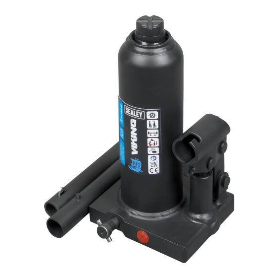 Sealey PBJS Series Quick Start Manual