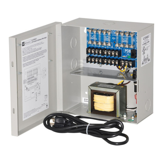 Altronix ALTV248UL3 Series Installation Manual