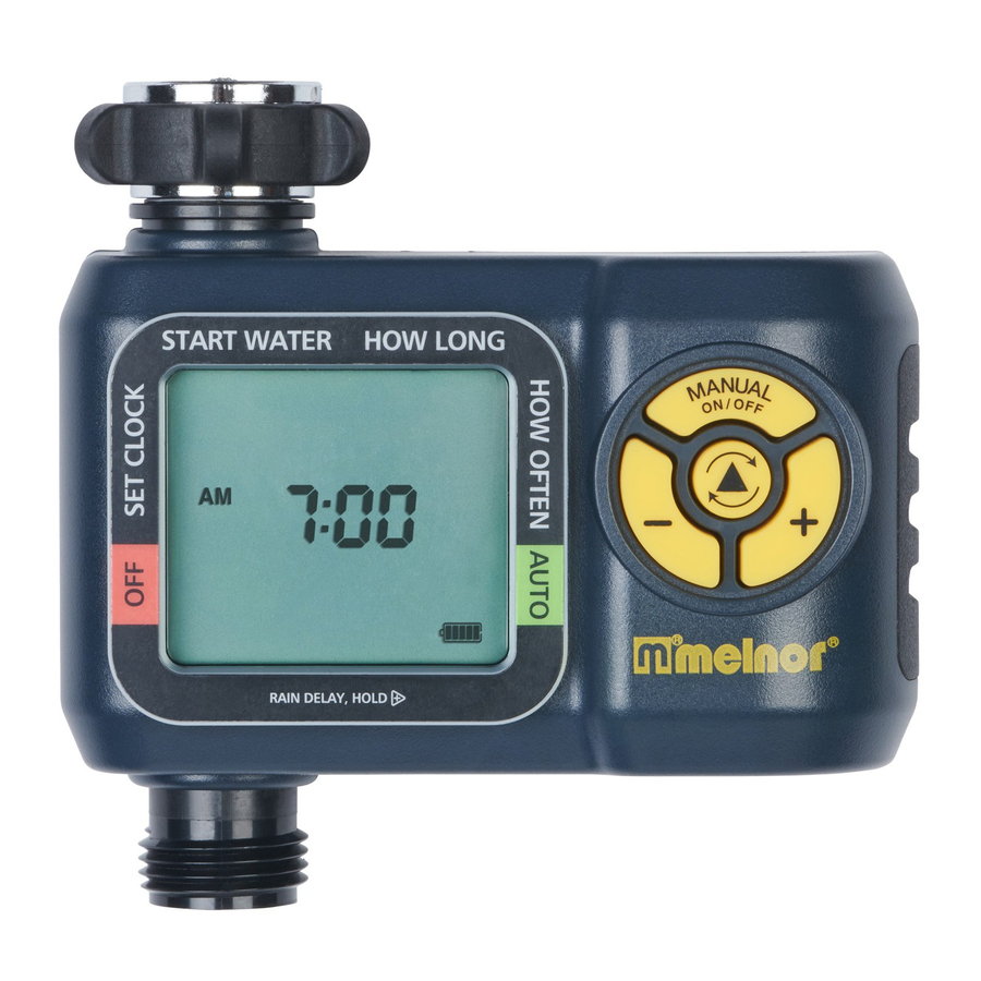 Melnor 63015 - Automatic Water Timer Manual