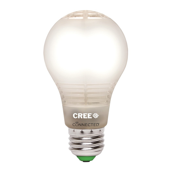 CREE LIGHTING BA19-08027OMF-12CE26-1C100 Frequently Asked Questions Manual