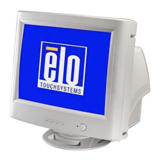 Elo TouchSystems ET 1525C Series User Manual