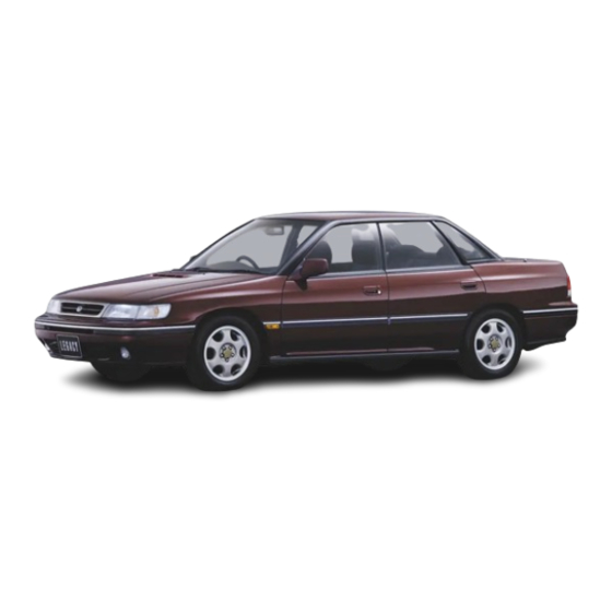 Subaru 1992 Legacy Service Manual