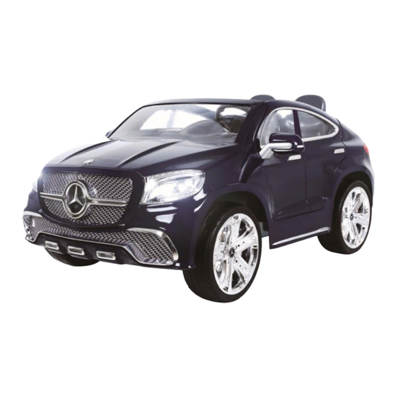 Rollplay 12V Mercedes GLE SUV Coupe W489 Customer Service Manual