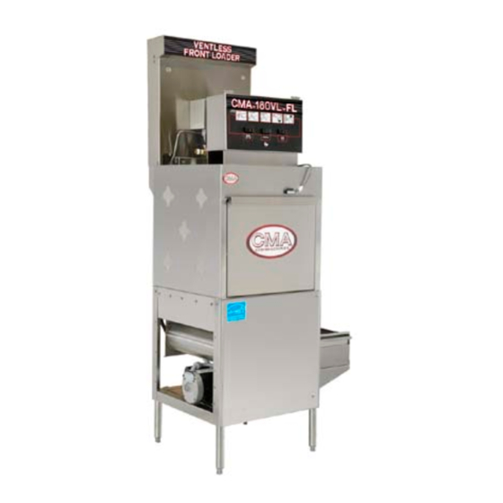 CMA Dishmachines CMA180VL-FL Installation And Operation Manual