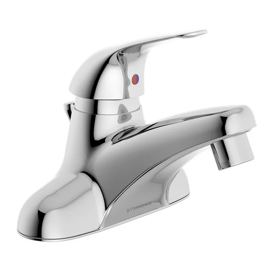 Symmons Origins S-9610-1.5 Maintenance Manual