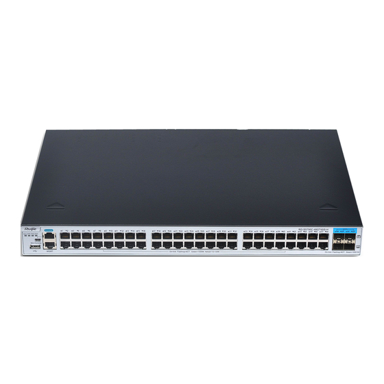 Ruijie RG-S5750-H Series Hardware  Installation And Reference Manual