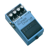 Boss CH-1 Super Chorus Instructions Manual