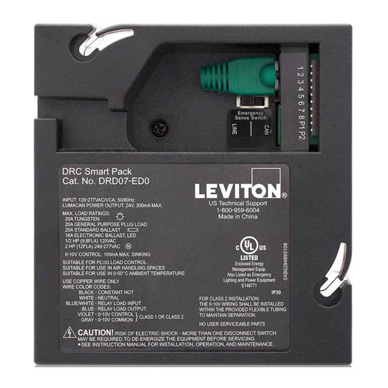 Leviton DRC Smart Pack Installation And Quick Start Manual