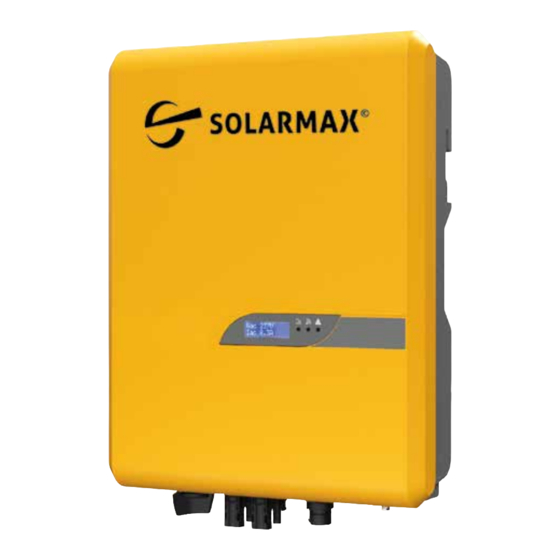 SolarMax 3600SP Instruction Manual