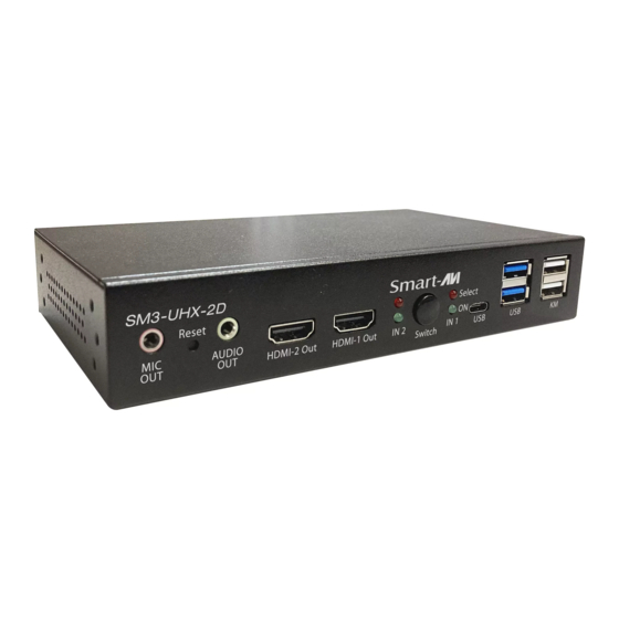 SMART-AVI SM3-UHX-2D User Manual