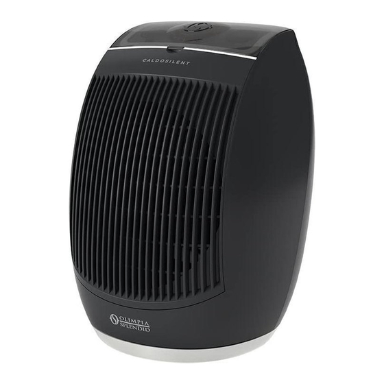 Olimpia splendid CALDOSILENT Instructions For Installation, Use And Maintenance Manual