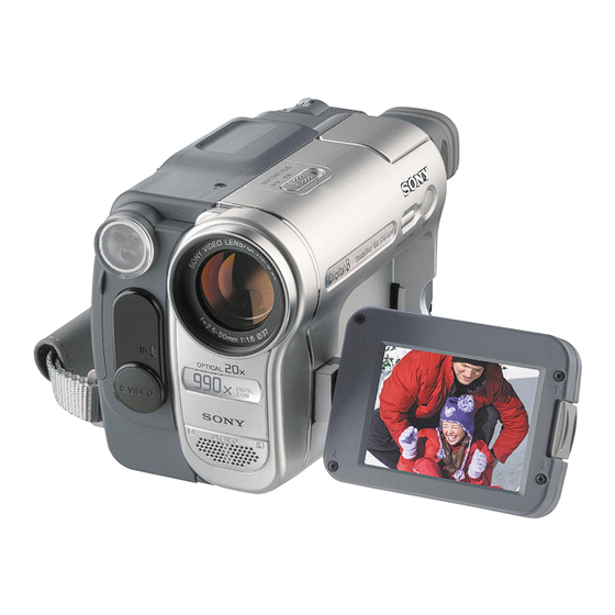 Sony DCR-TRV460 - Digital Handycam Camcorder Manuals