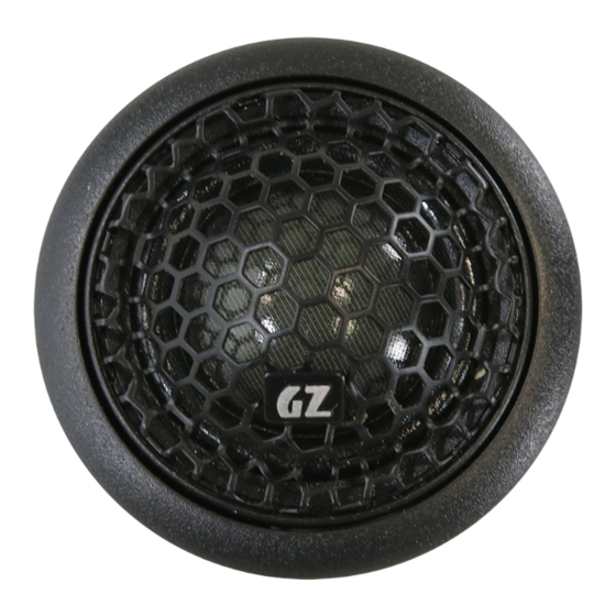 Ground Zero GZHT 25S Owner's Manual