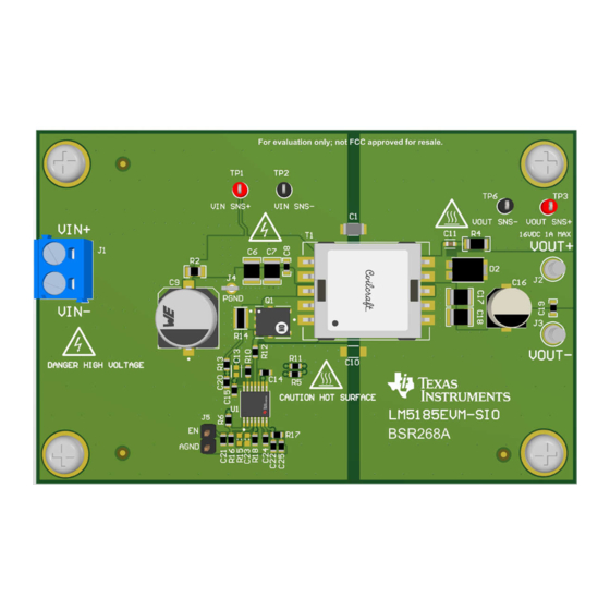 Texas Instruments LM5185-Q1 Converter Manuals