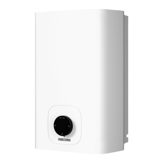 STIEBEL ELTRON SNO 5 Plus GB Manual For Operation And Installation