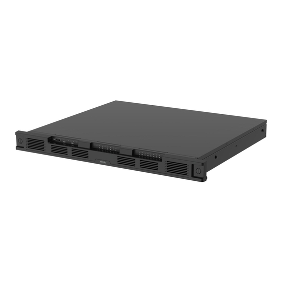 Axis S3016 Installation Manual