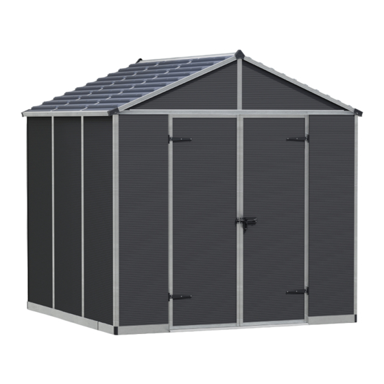 Palram CANOPIA RUBICON 8x12 / 2.4x3.7 How To Assemble