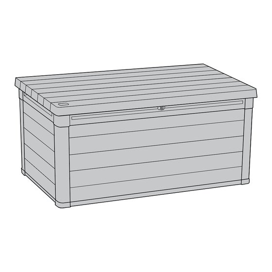 Keter CORTINA 150G DECK BOX User Manual
