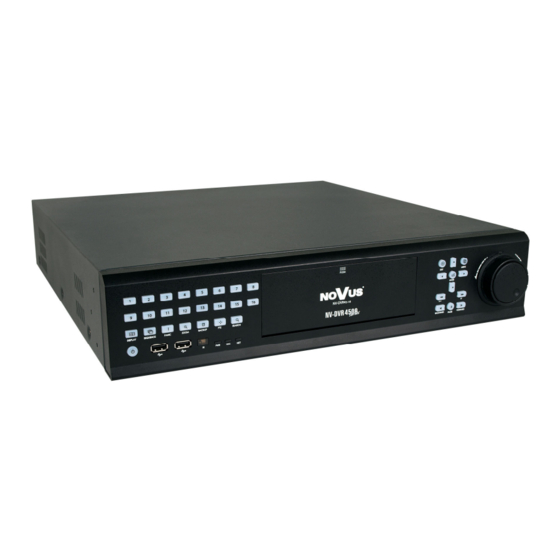 Novus NV-DVR4508(S)/DVD User Manual