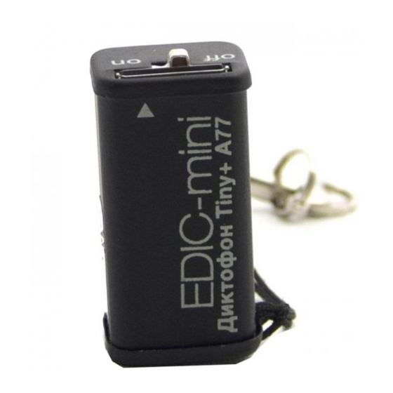 EDIC-mini Tiny+ A77 Short Operation Manual