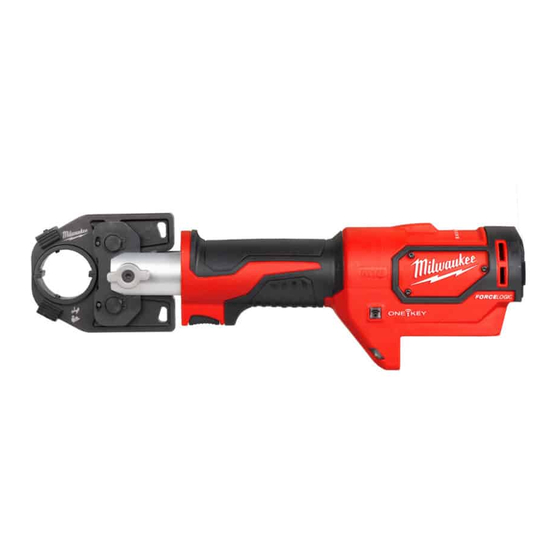 Milwaukee M18 HCC Manuals