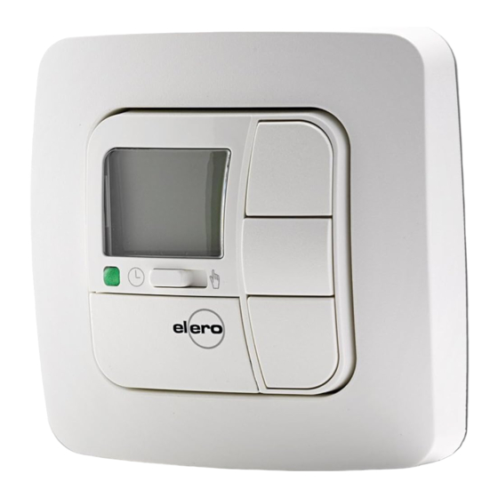 elero AstroTec-868 Operating Instructions Manual