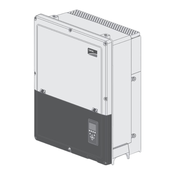 SMA Solar Technology SUNNY TRIPOWER STORAGE 60 Installation Manual