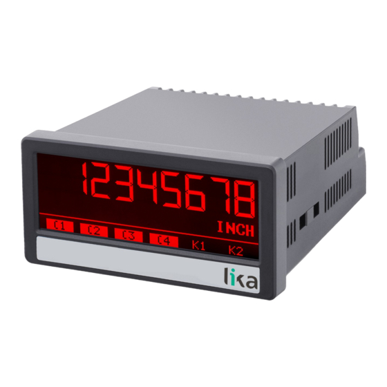 User Manuals: Lika Posicontrol LD220 Series Encoder