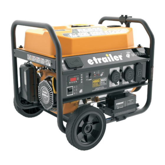 etrailer P03616 Portable Generator Manuals