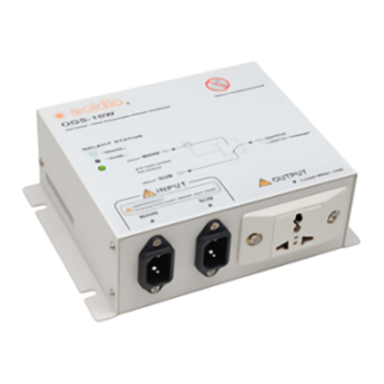 soldio OGS-10W Instruction Manual