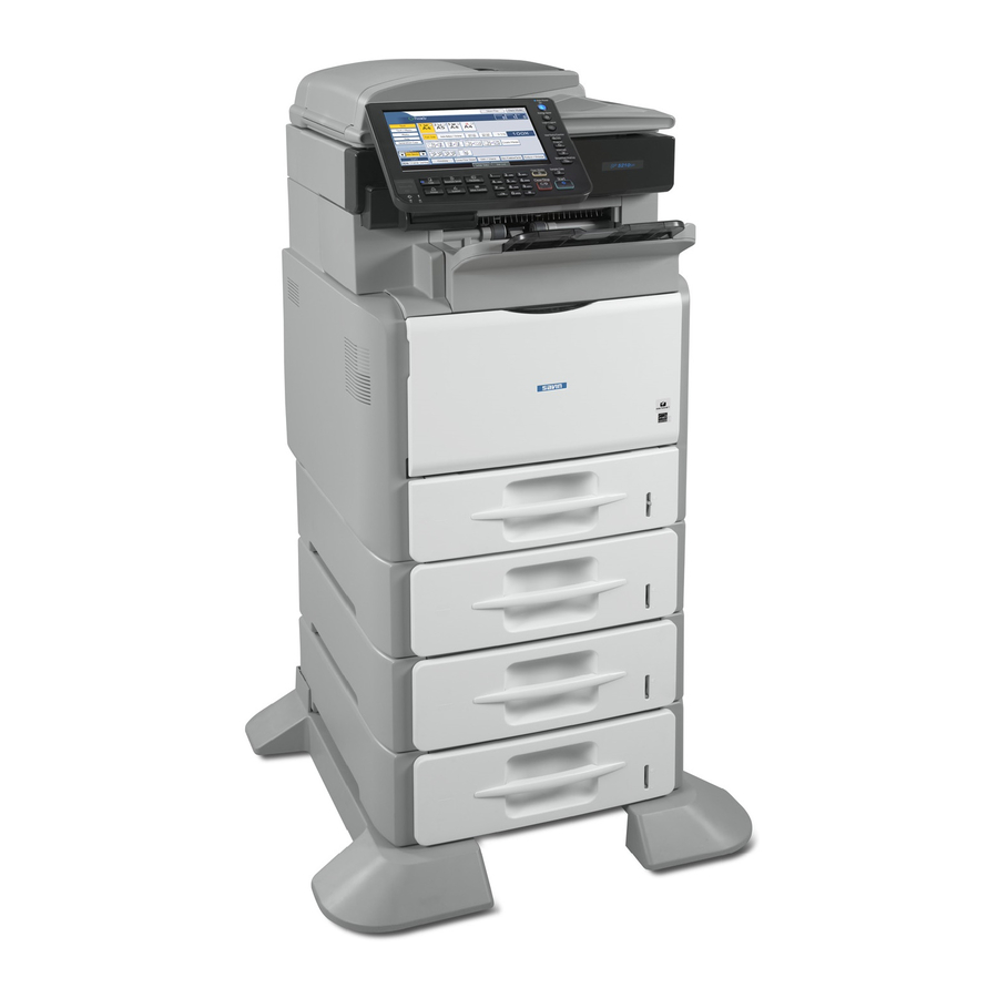 Ricoh SP 5200S, SP 5210SR, SP 5210SF Manual
