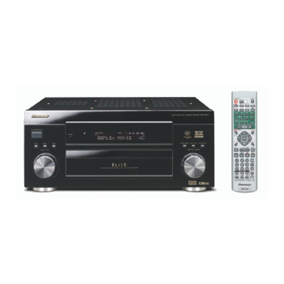 Pioneer VSX-54TX Specifications