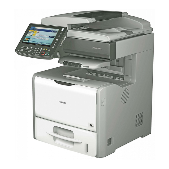Ricoh SP 5200S Operating Instructions Manual