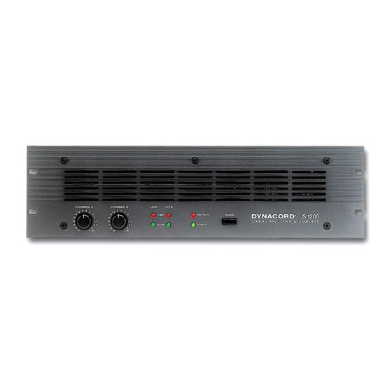 Dynacord S 900 Bedienungsanleitung