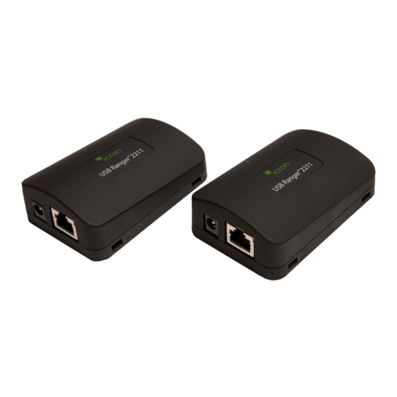 Icron USB Ranger 2211 Extender System Manuals
