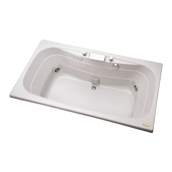 Jacuzzi Signa 6 Whirlpool Bath and Soaking Bath C100 Specification Sheet