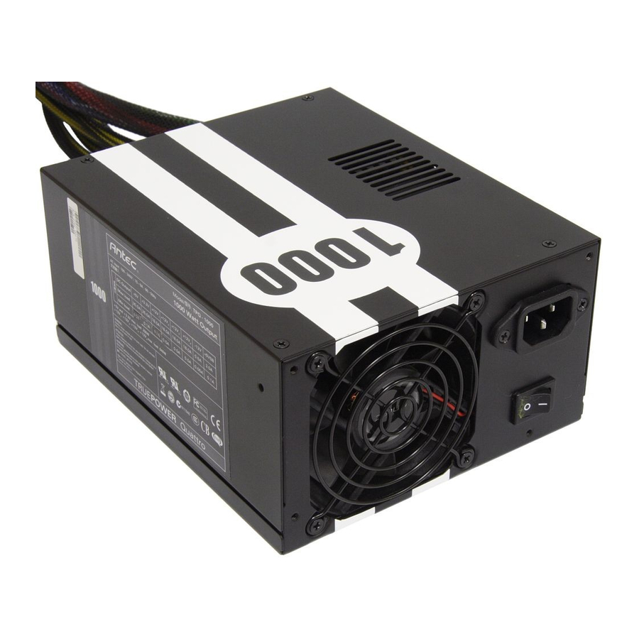 Antec TruePower Quattro 850 Manual Del Usuario