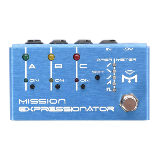 Mission Expressionator User Manual